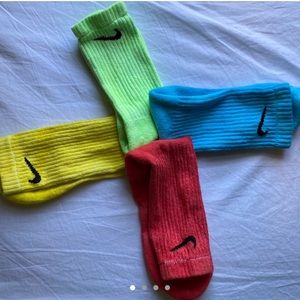 Hand dye Nike socks